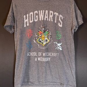 Harry Potter Hogwarts M grey t-shirt